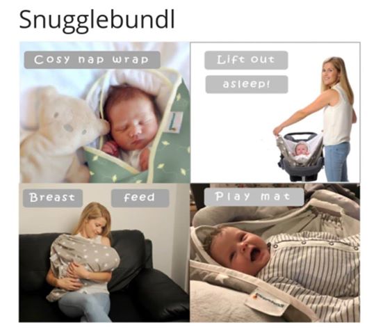 Snugglebundl baby on sale blanket